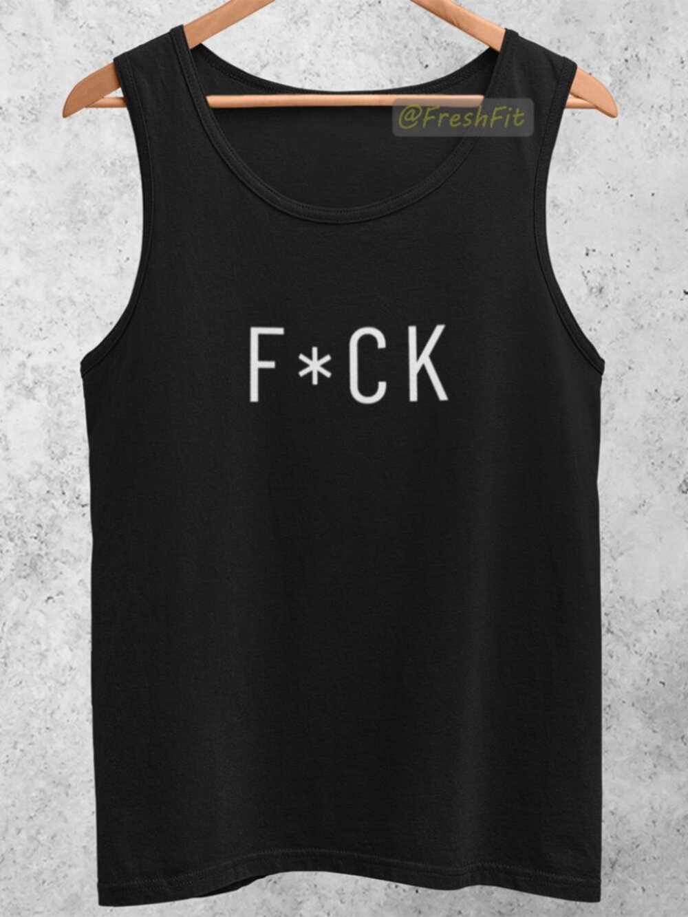 🆕F*CK Black Tank Top